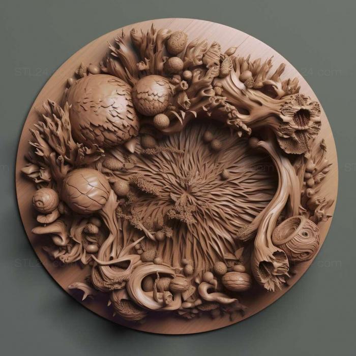 Patterns and decorations (Spore 3, PATTERN_307) 3D models for cnc